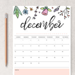 Load image into Gallery viewer, printable calendar
