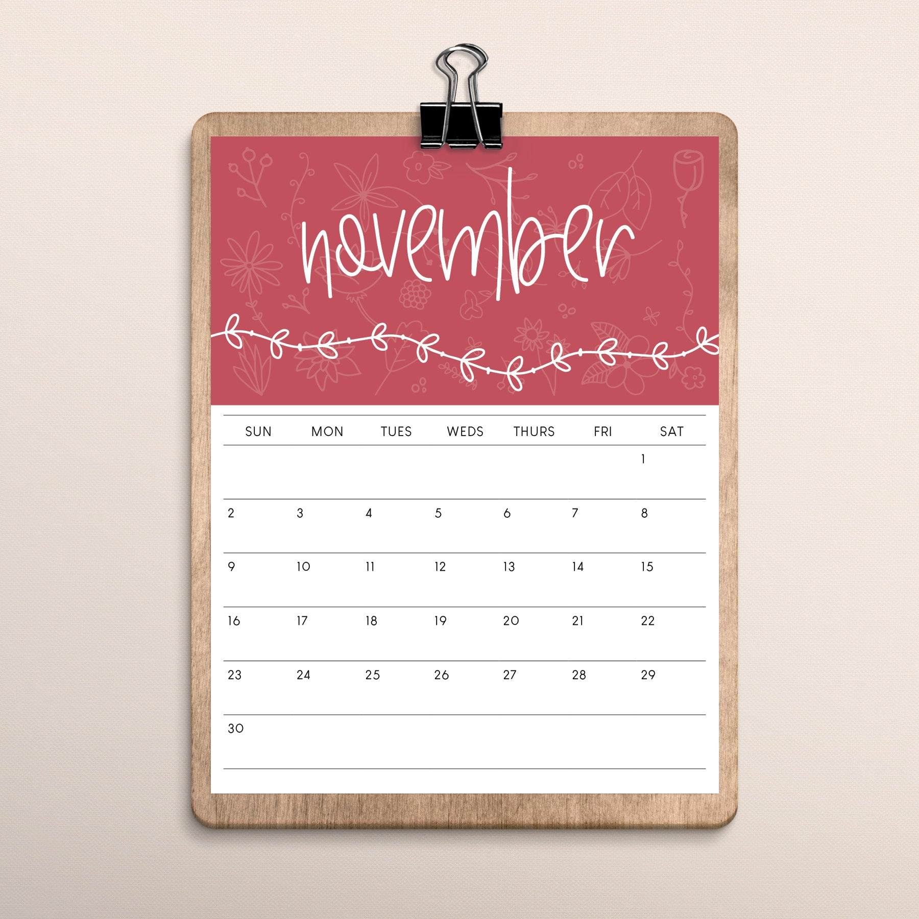 Printable Calendar