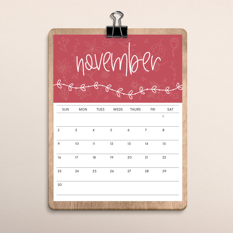 Printable Calendar