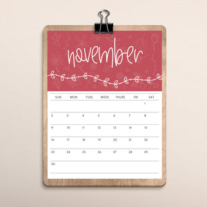 Printable Calendar