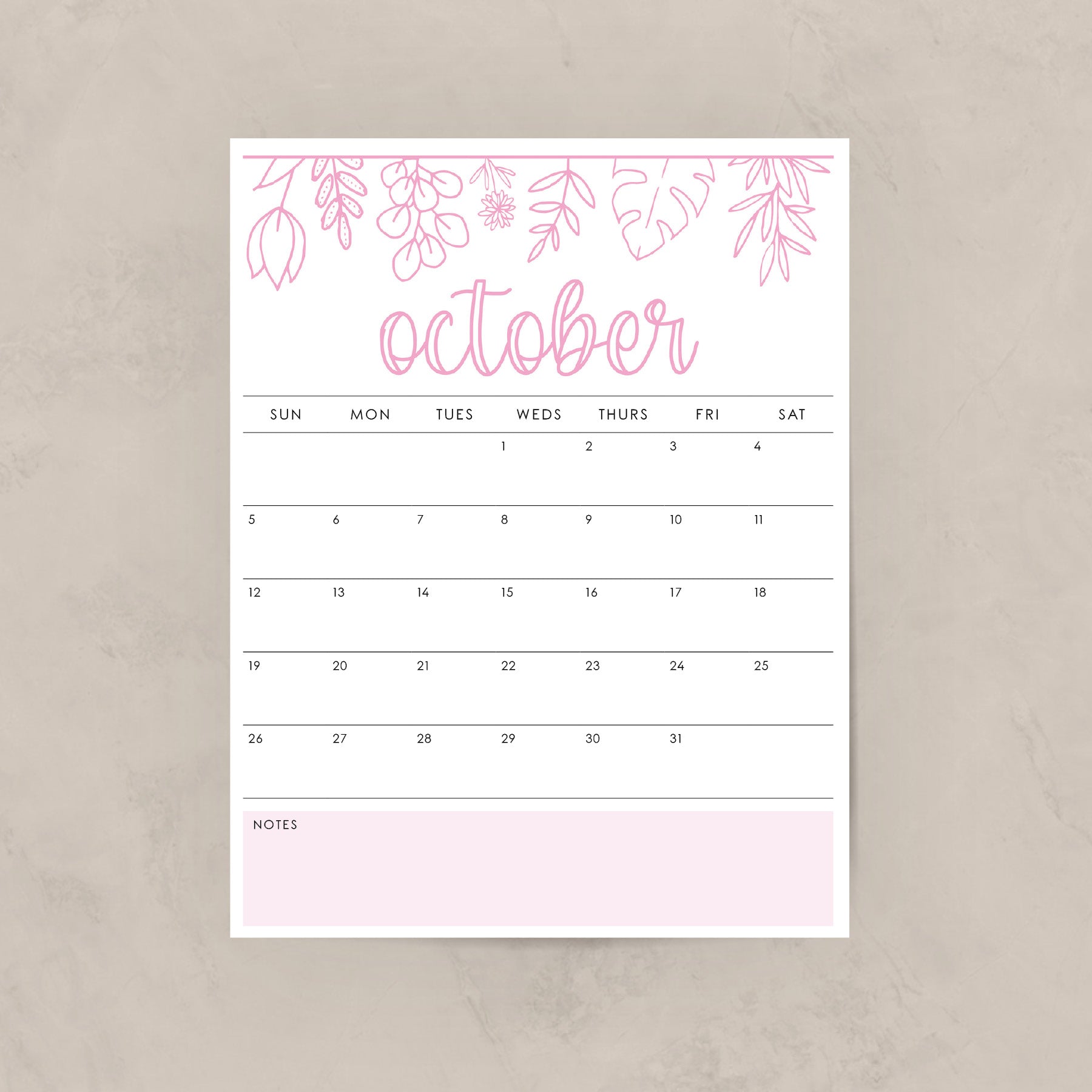 Printable Calendar