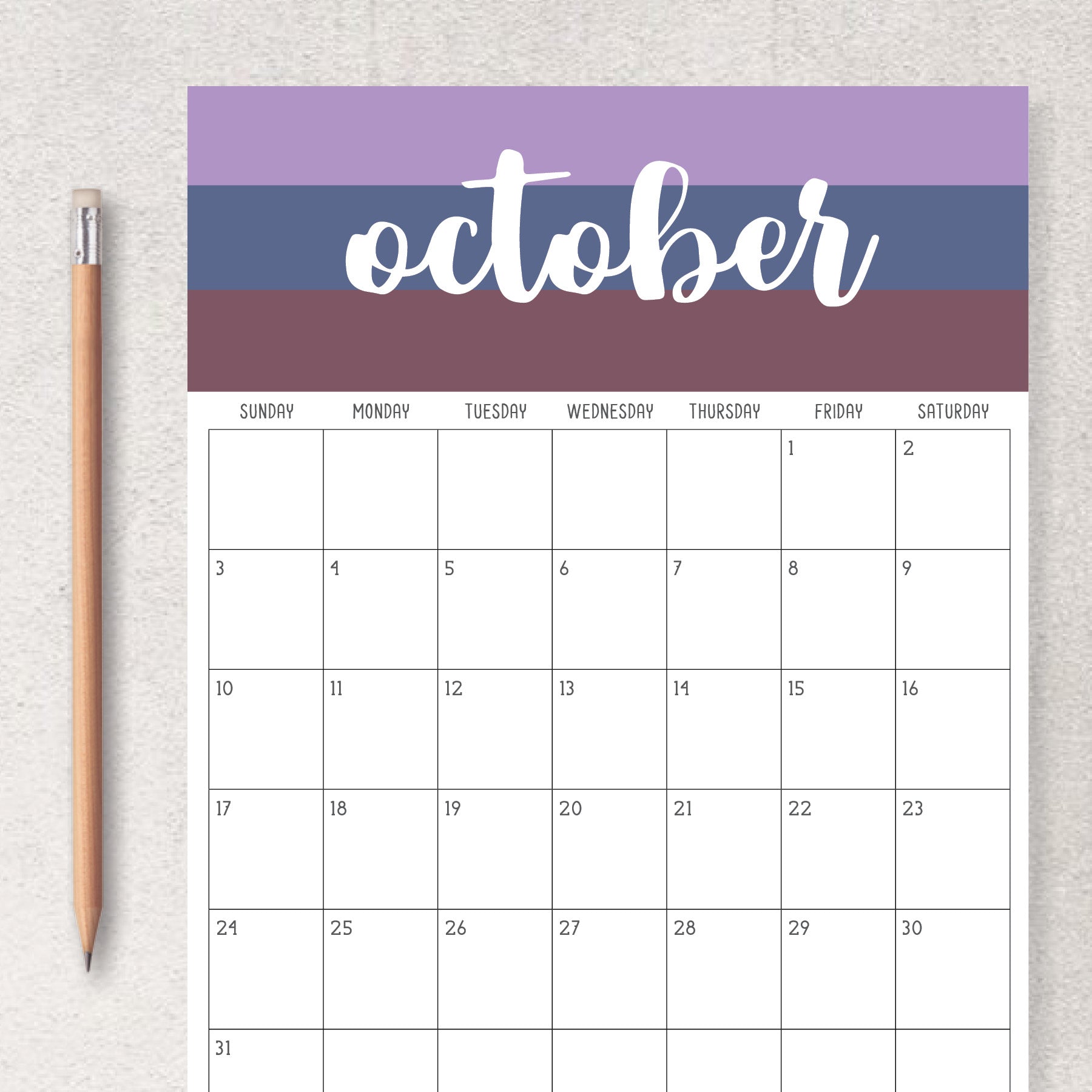 printable calendar