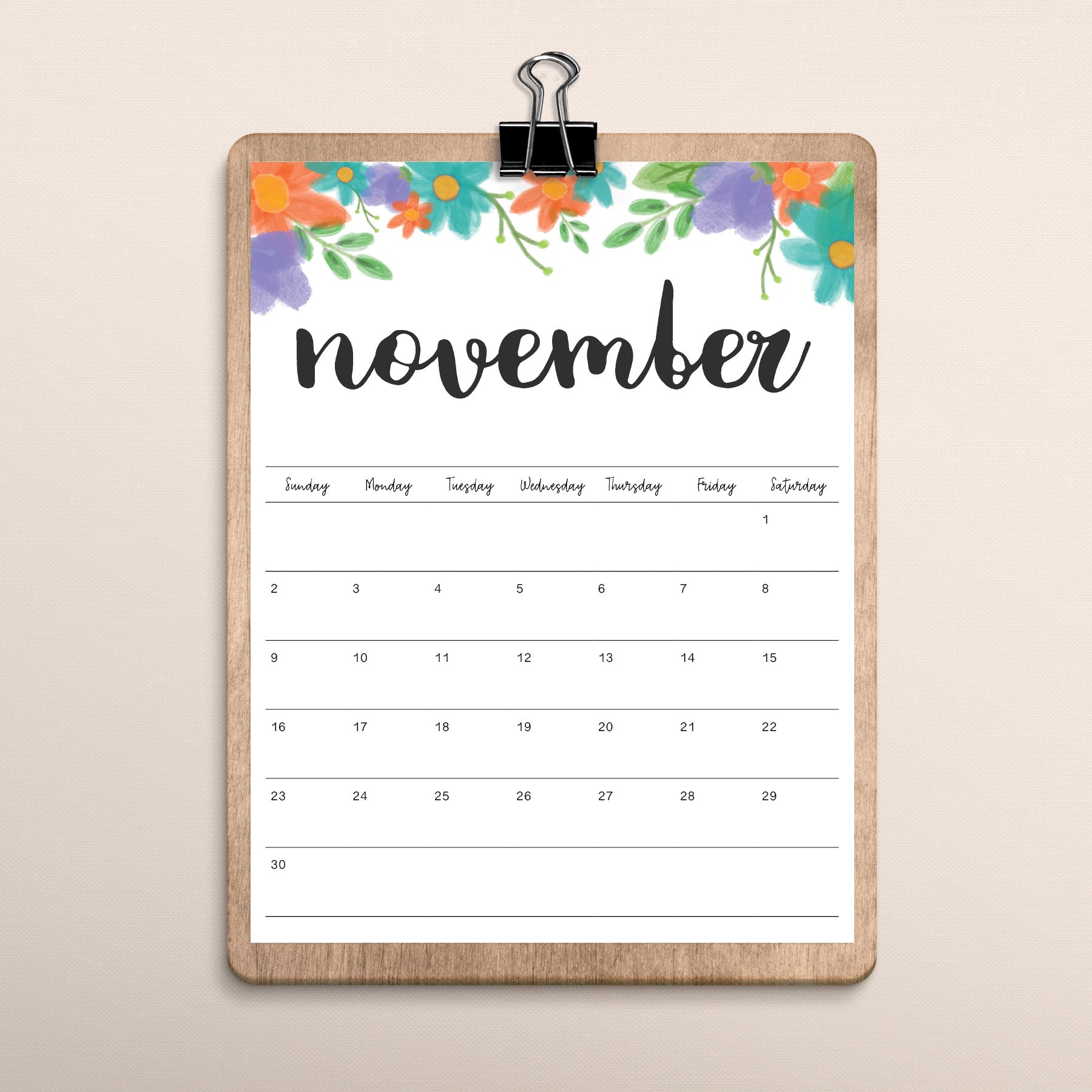 Printable Calendar