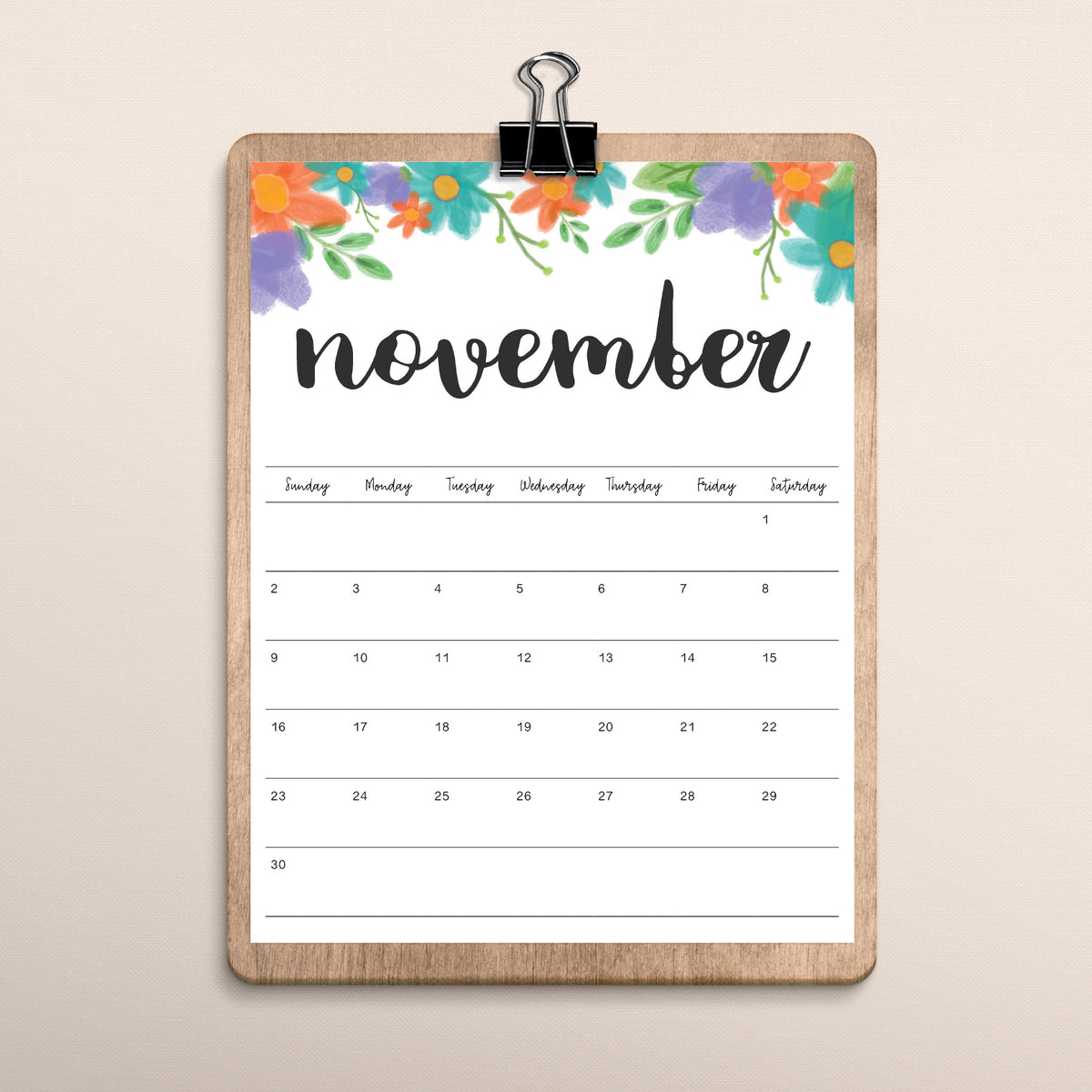 Printable Calendar