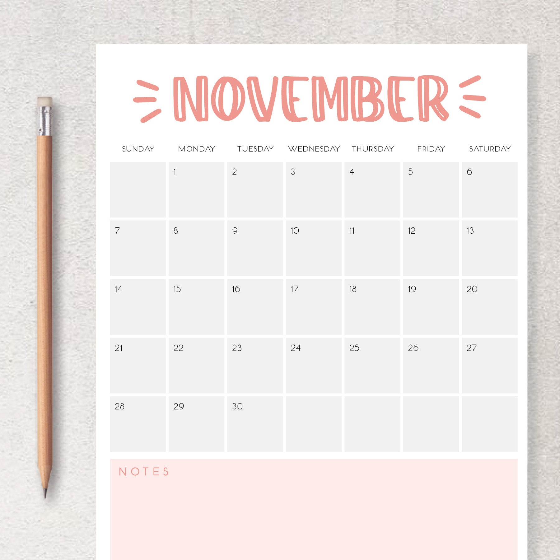 printable calendar