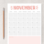 Load image into Gallery viewer, printable calendar
