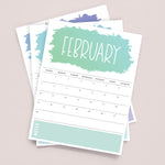 Load image into Gallery viewer, Printable Calendar
