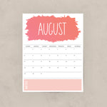 Load image into Gallery viewer, Printable Calendar
