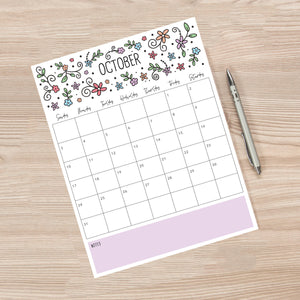 printable calendar