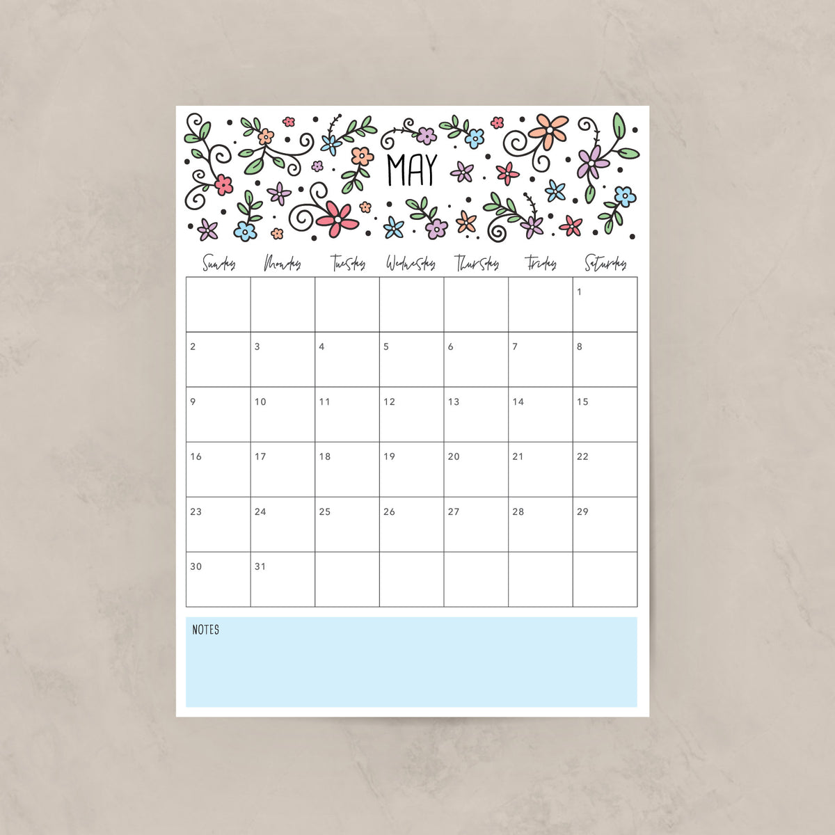 Printable Calendar