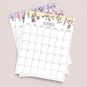 printable calendar