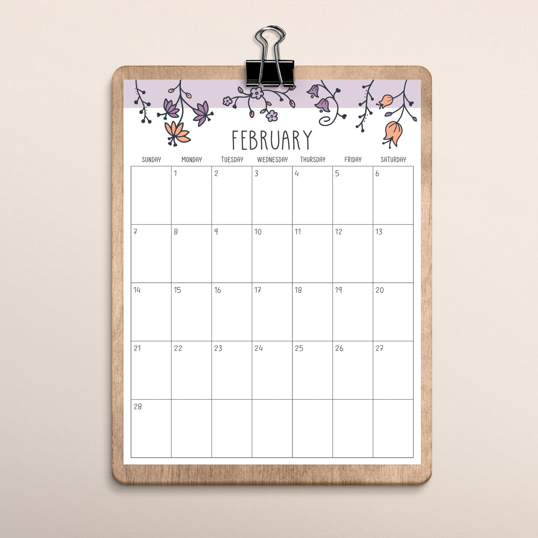 printable calendar