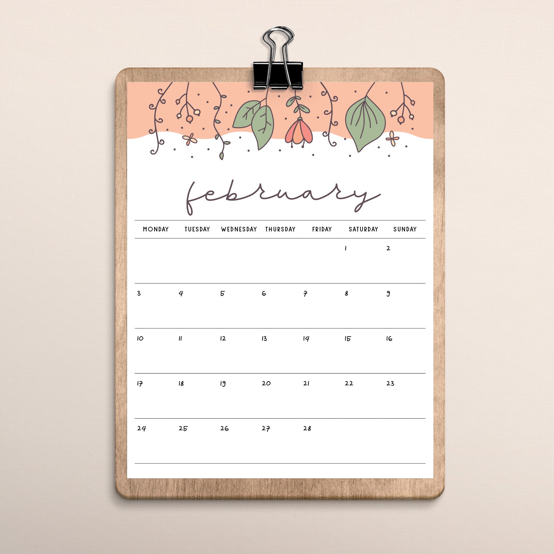 printable calendar