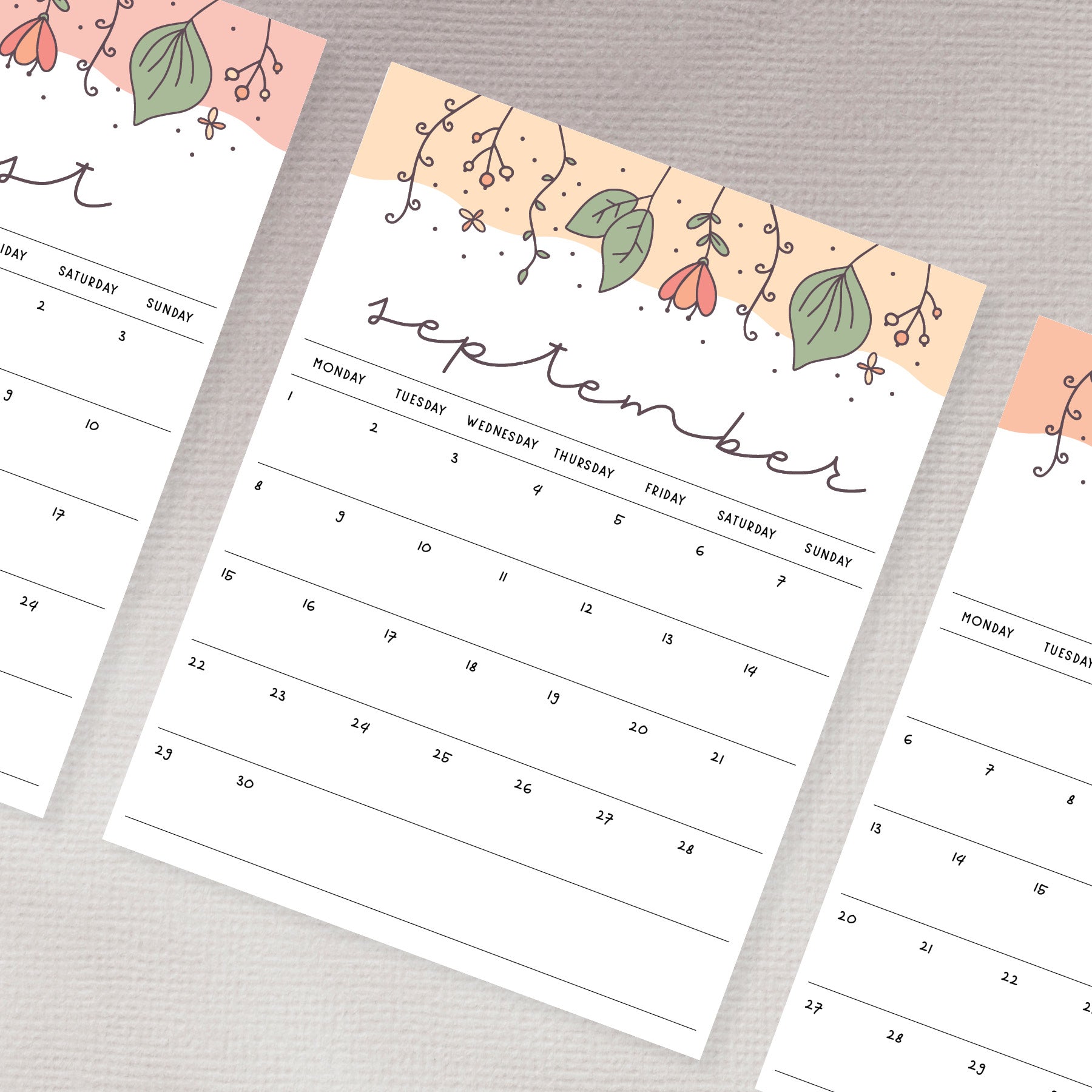 printable calendar