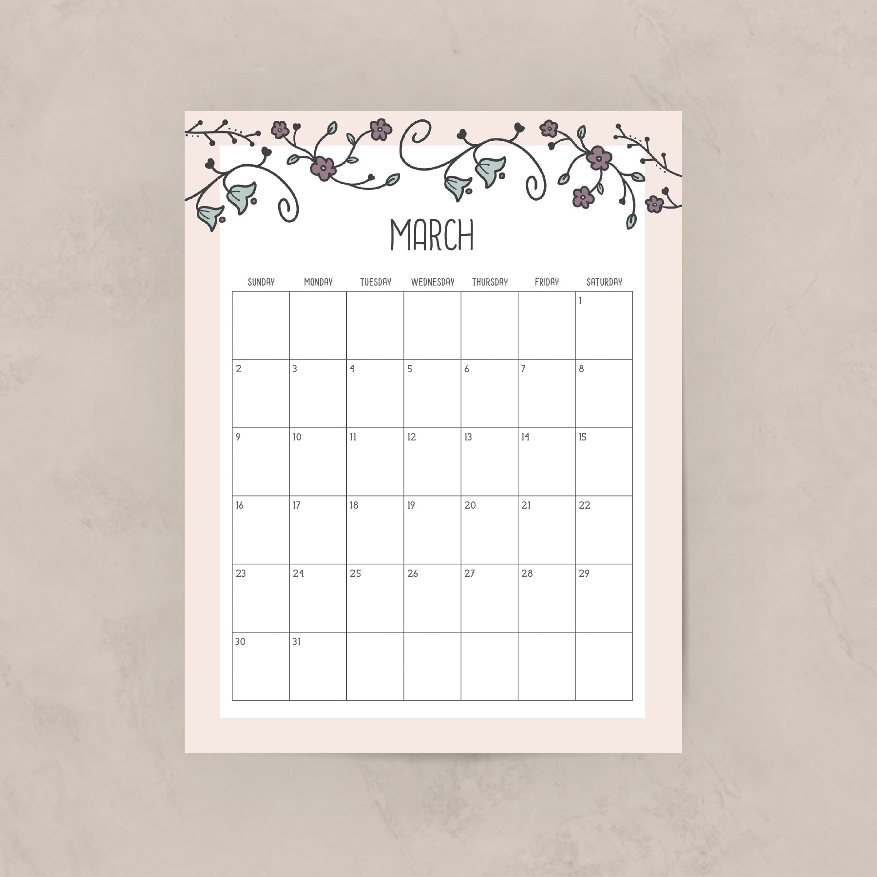 Printable Calendar