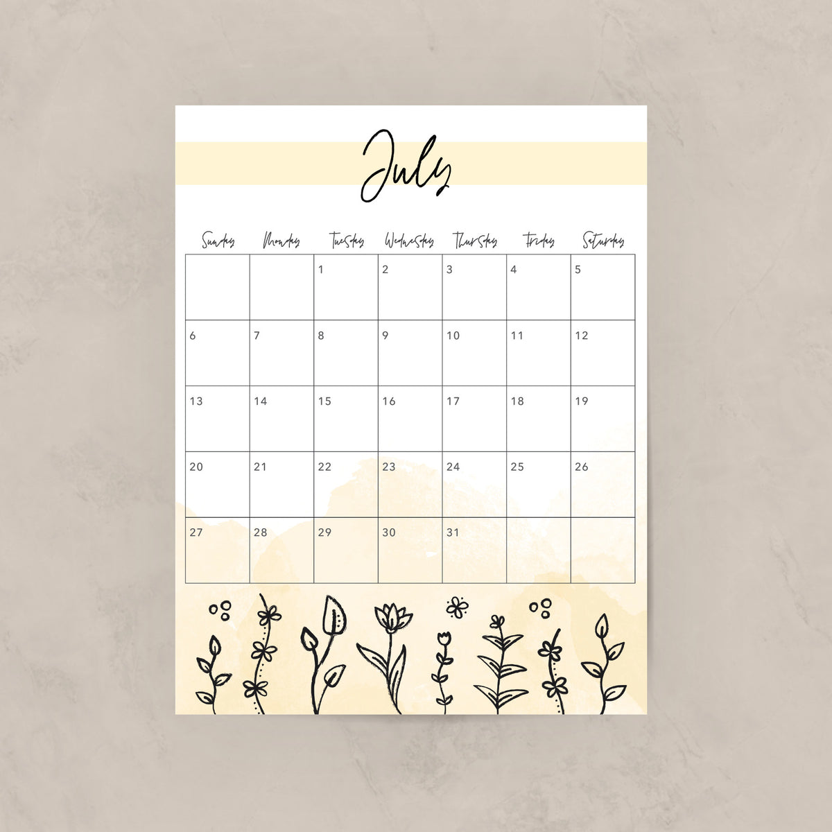 Printable Calendar