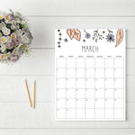 Load image into Gallery viewer, printable calendar
