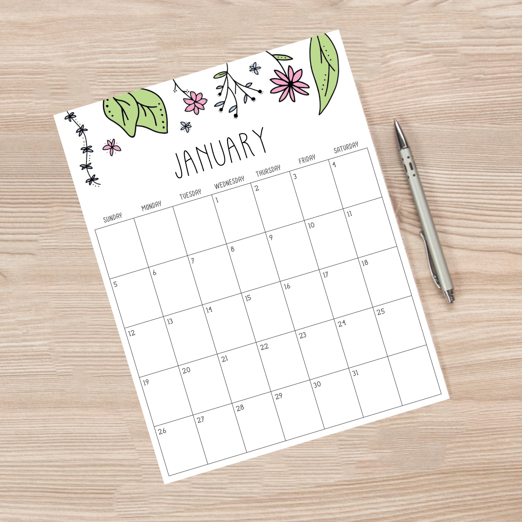 printable calendar