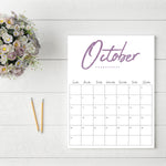 Load image into Gallery viewer, Printable Calendar
