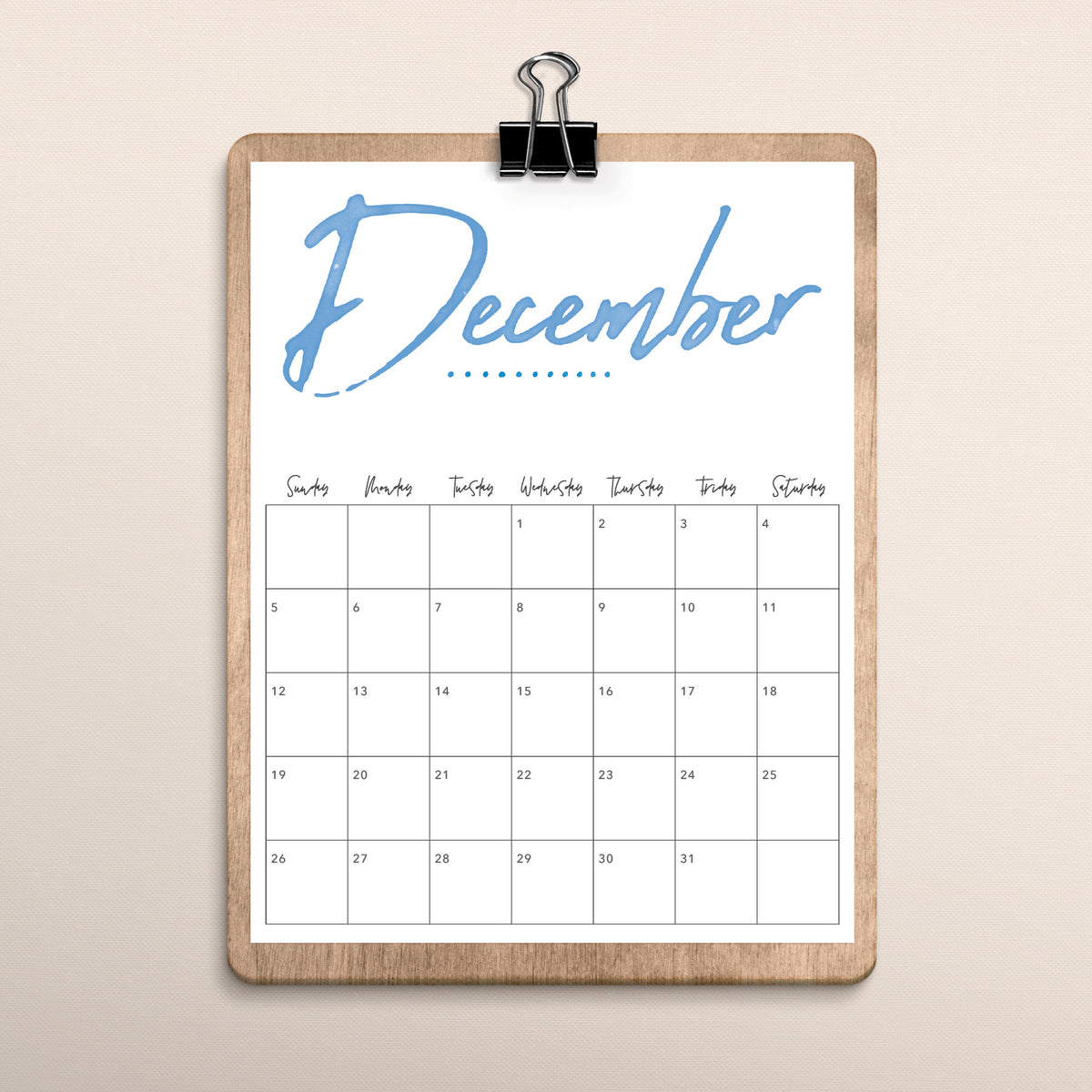 Printable Calendar