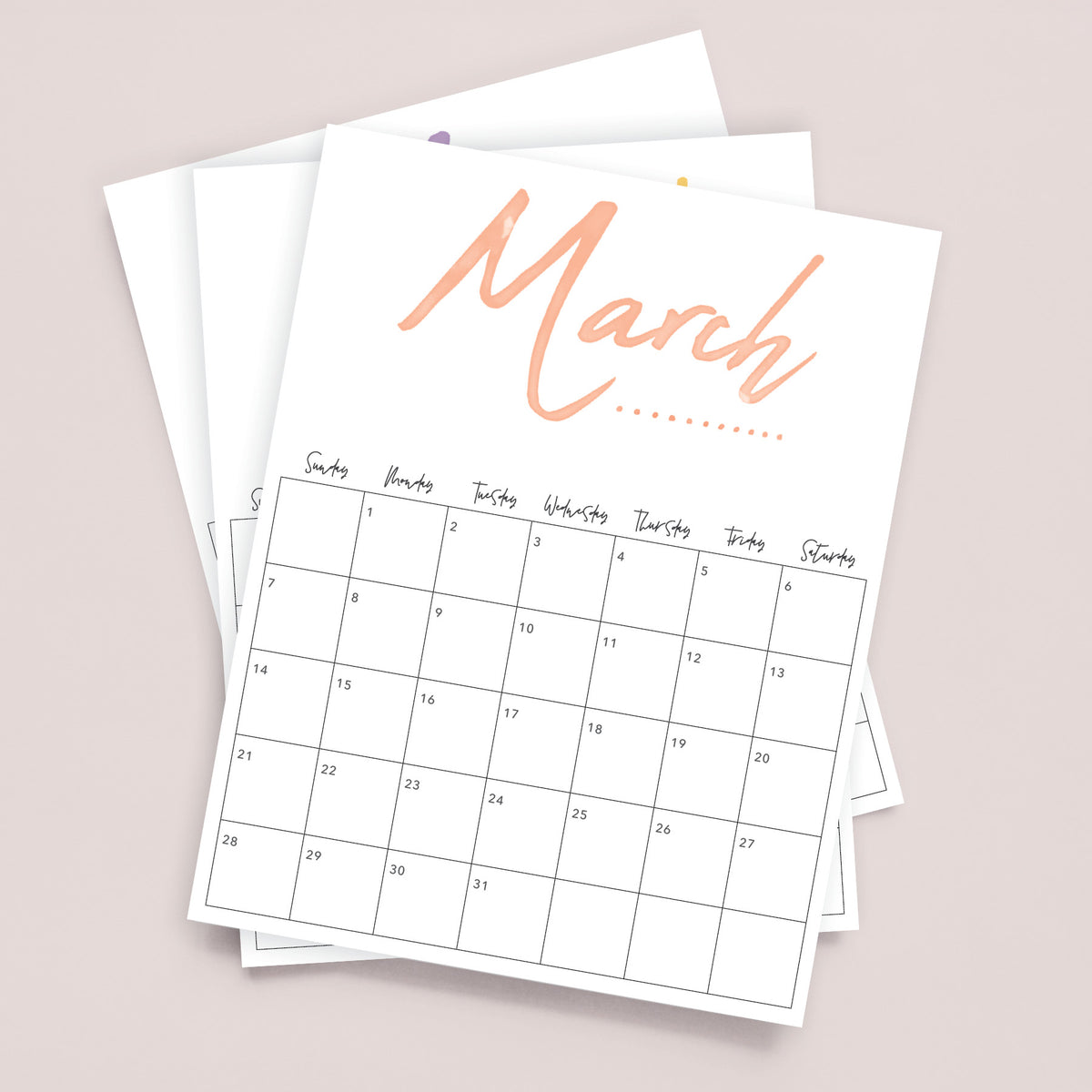 Printable Calendar