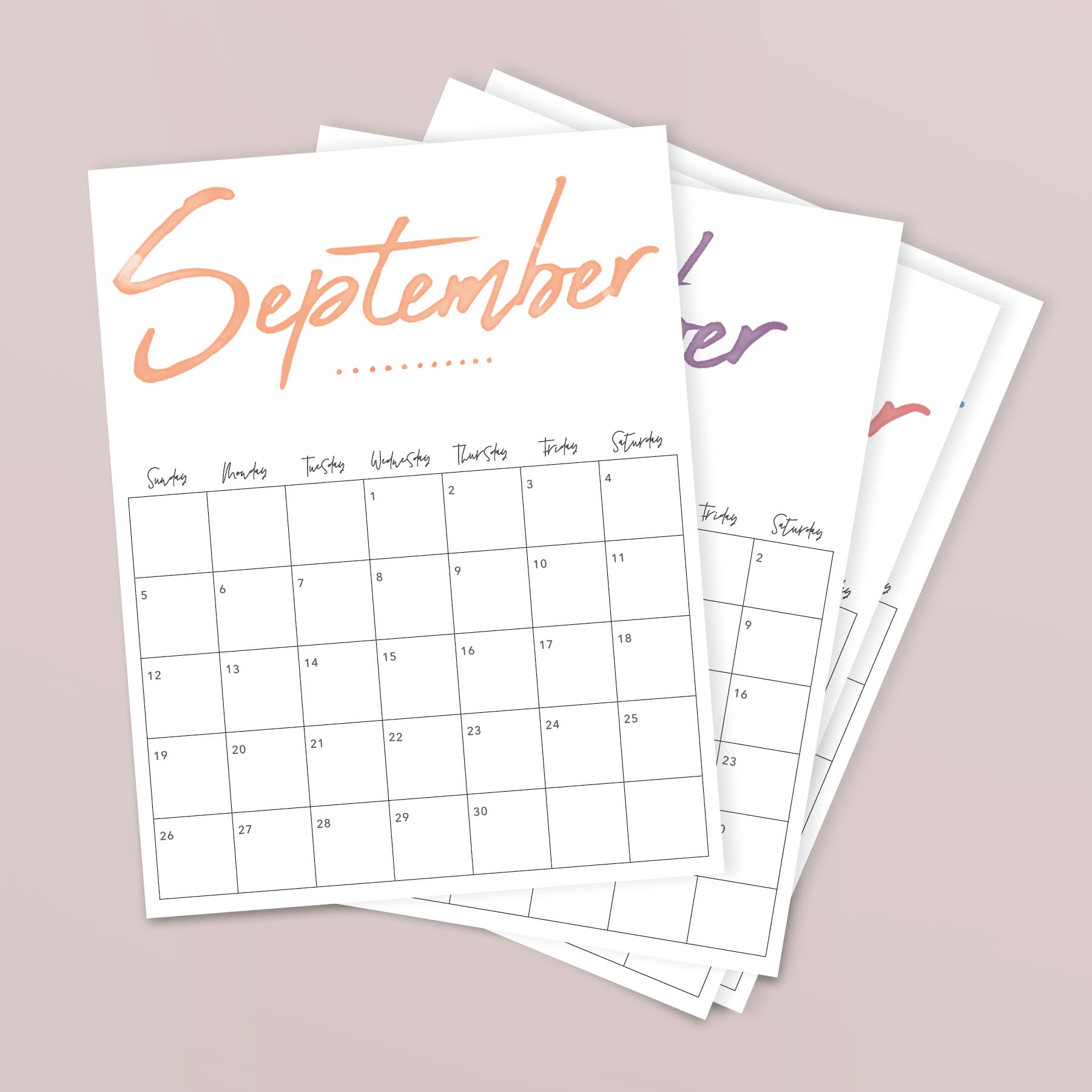 Printable Calendar