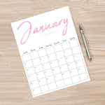 Load image into Gallery viewer, Printable Calendar
