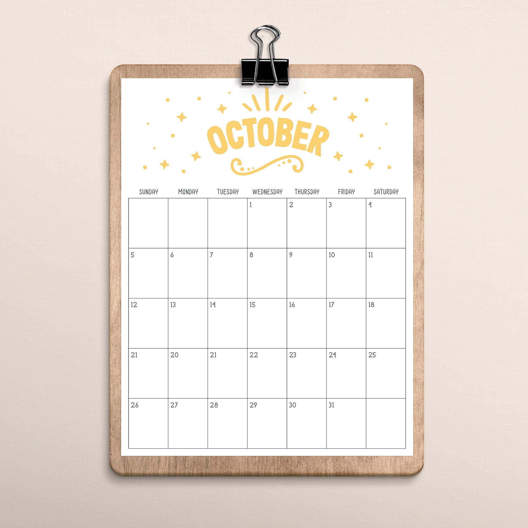 Printable Calendar