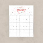 Load image into Gallery viewer, Printable Calendar
