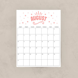 Printable Calendar