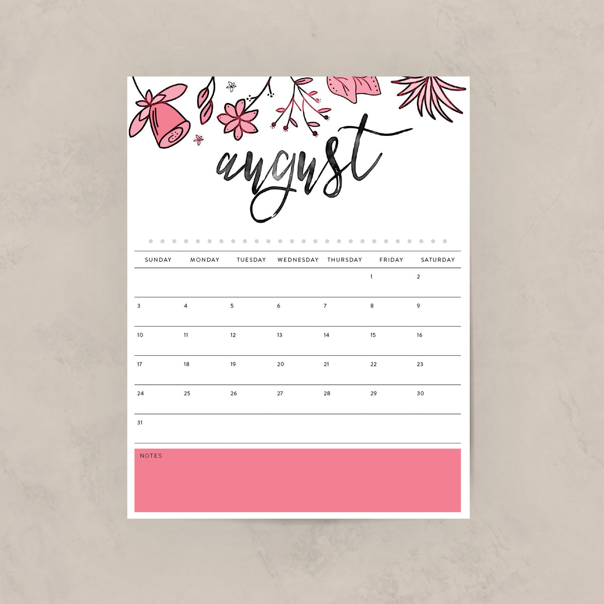 Printable Calendar