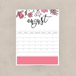 Printable Calendar