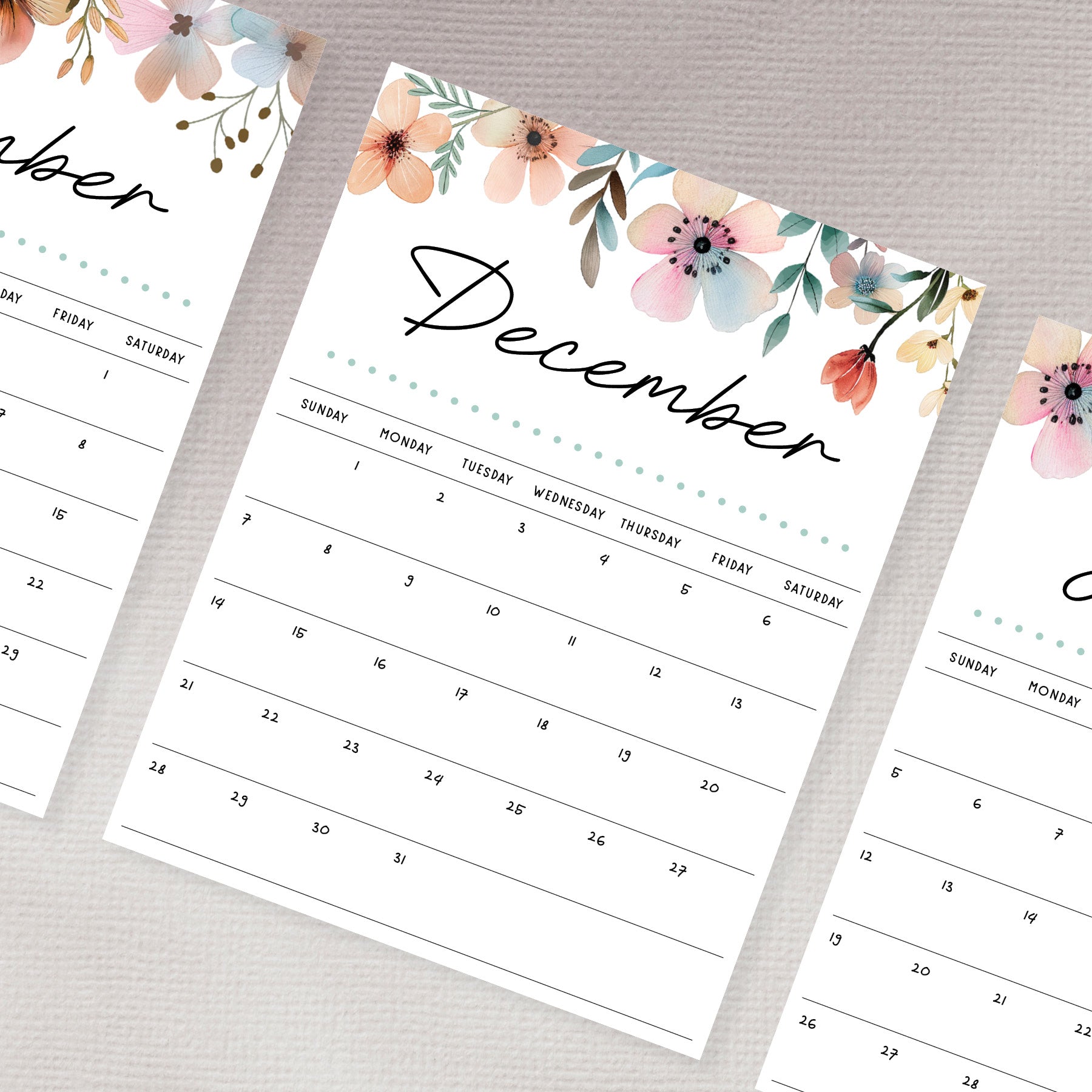 printable calendar