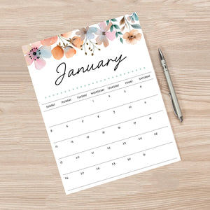 printable calendar