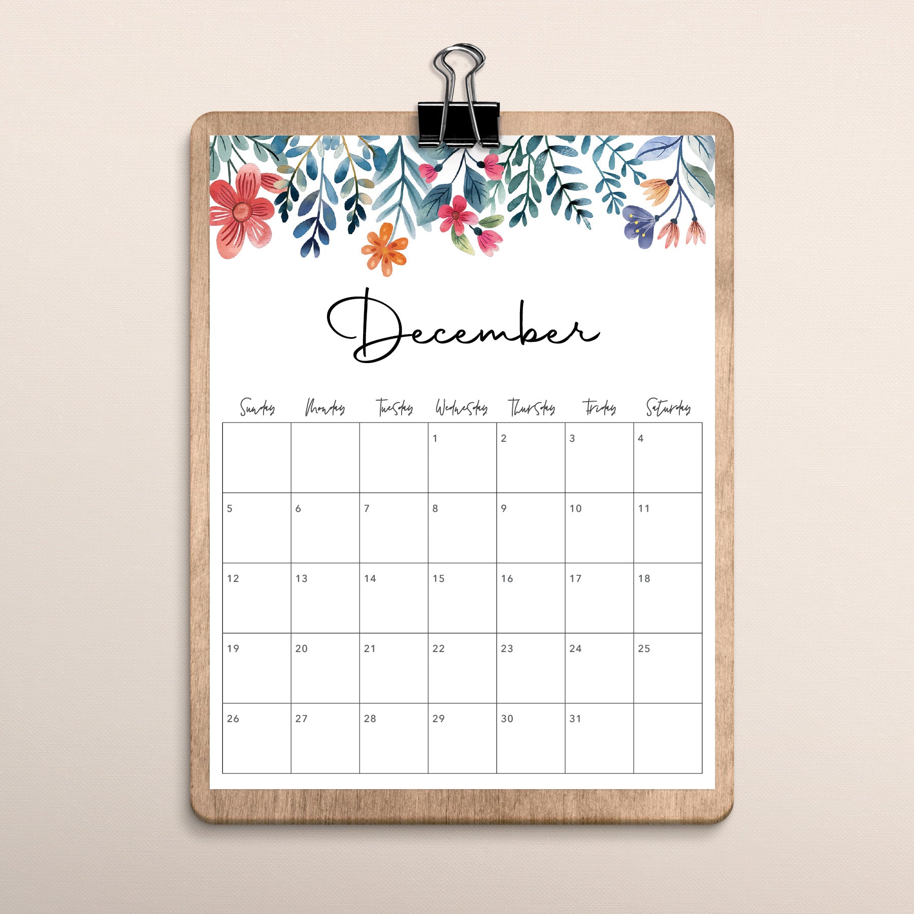 Printable Calendar