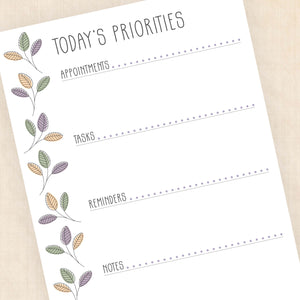 printable daily planner