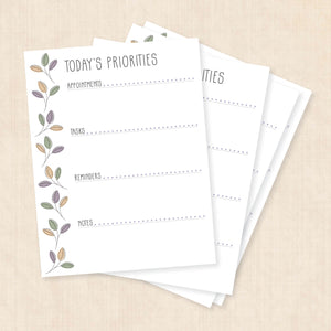 printable daily planner
