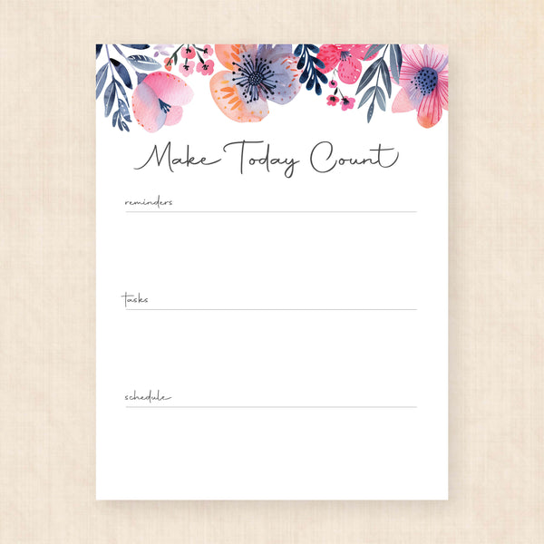 printable daily planner