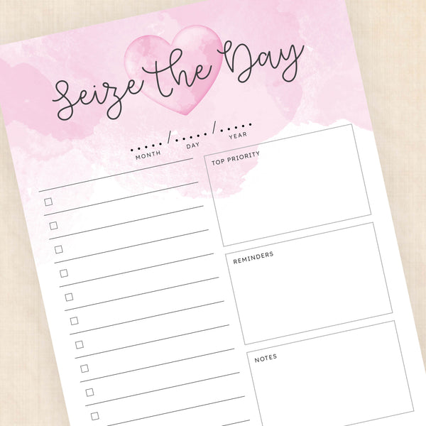 printable daily planner