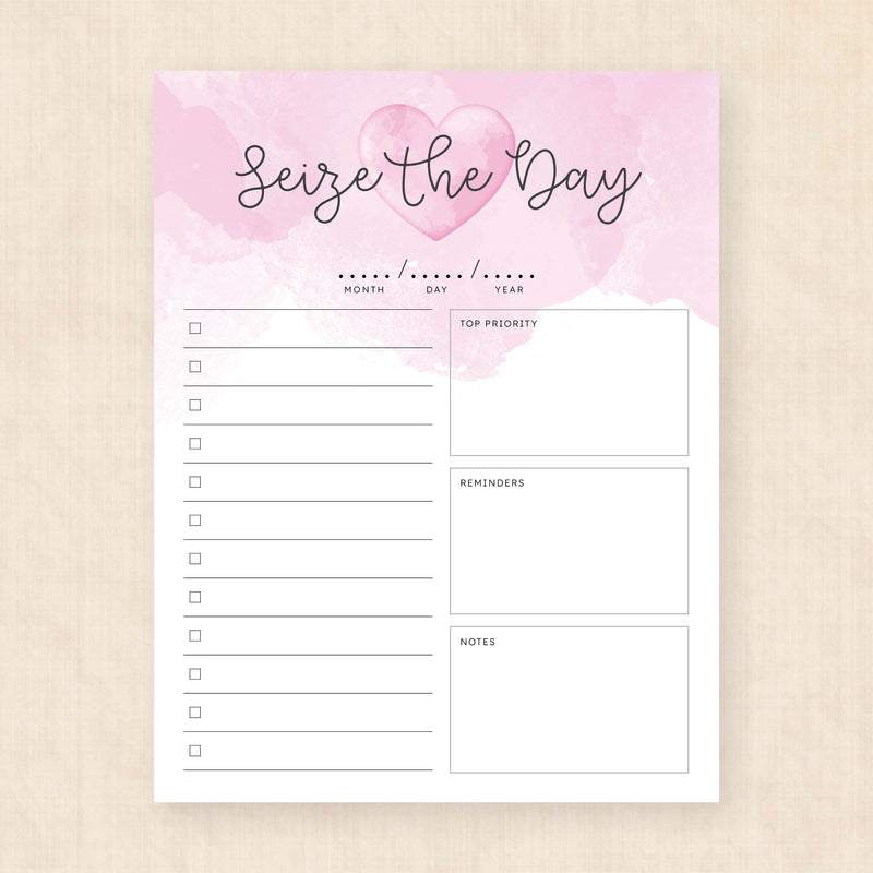 printable daily planner