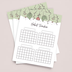 Printable Habit Tracker