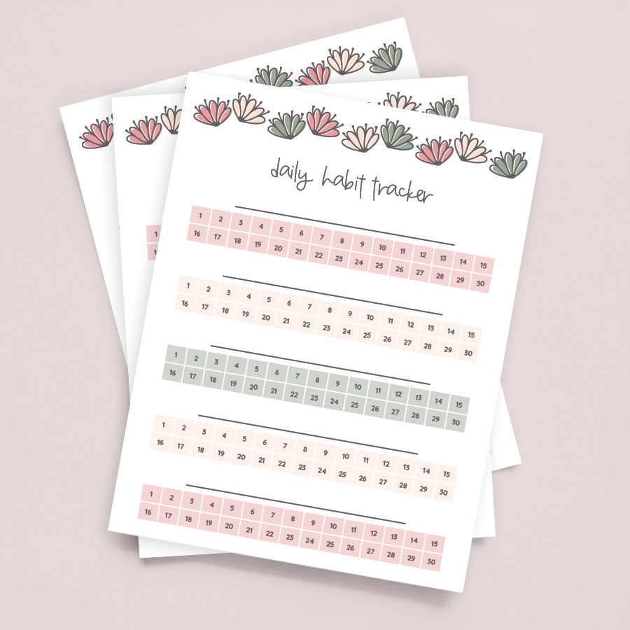 Printable Habit Tracker