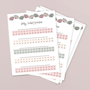 Printable Habit Tracker