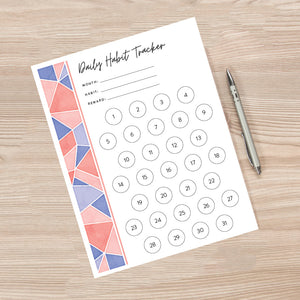 Printable Habit Tracker