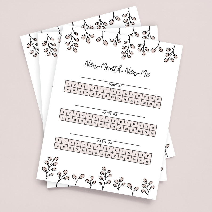 Printable Habit Tracker