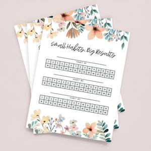 Printable Habit Tracker