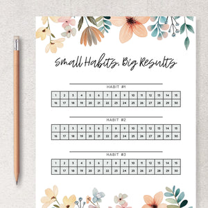 Printable Habit Tracker