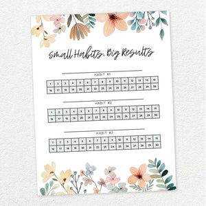 Printable Habit Tracker