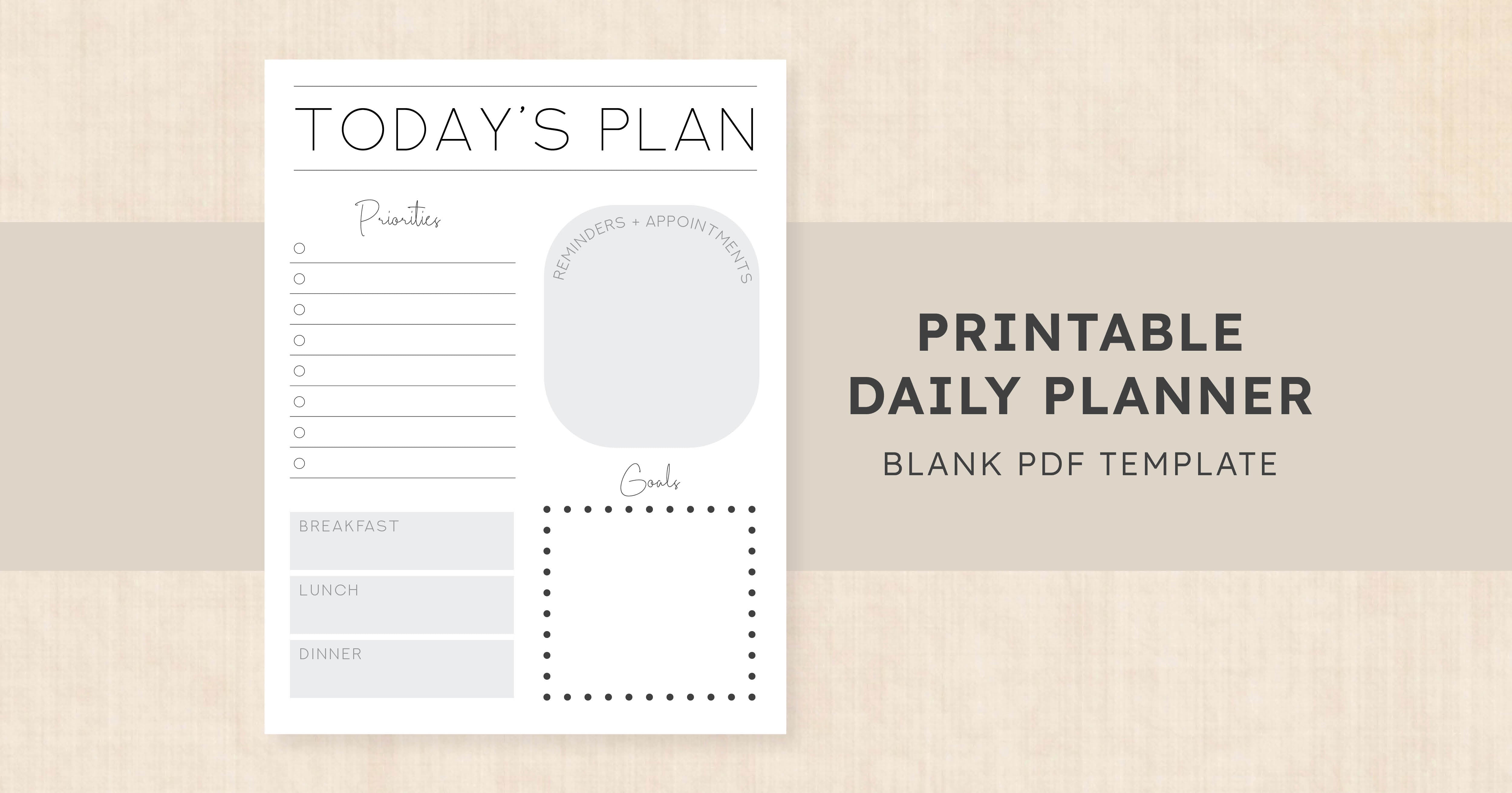 Minimalist Daily Planner · Hopeful Harmony