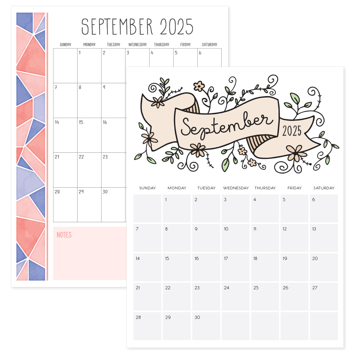 printable september 2025 calendar